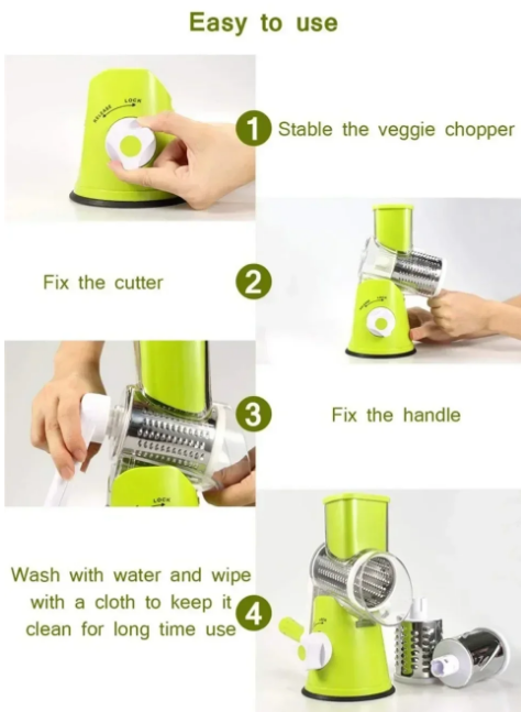 Rotary Vegetable Grater