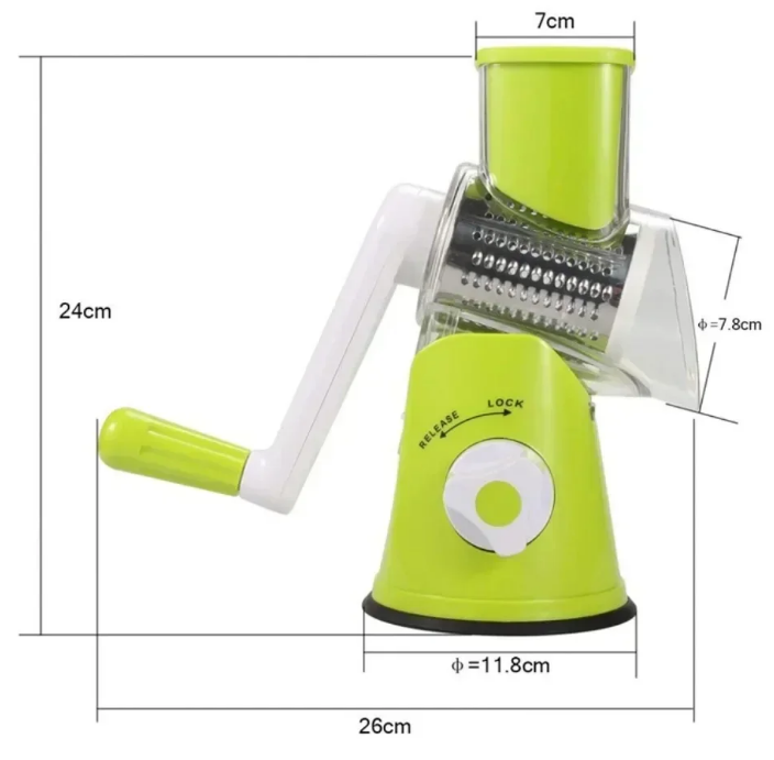 Rotary Vegetable Grater